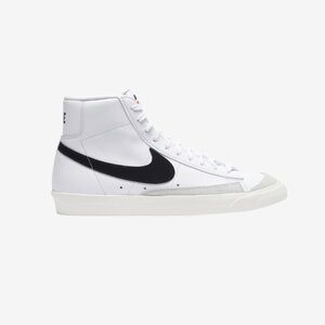 White & Black Nike Blazer High Top